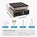 Electric Pancake Maker 25 Holes, 110V 900W Mini Pancake Maker with Thickened Plug and Non-Stick Coating, Baking Tool for Homemade Mini Pancakes and Snacks