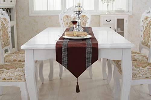 Chemin de table flanelle WXKAGF contre les tables vides sans éclat - 5
