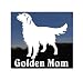 Golden Mom Golden Retriever Vinyl Window Decal Dog Sticker