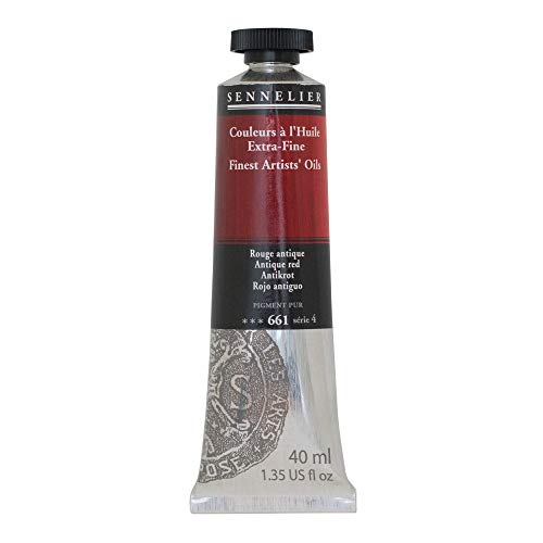 SENNELIER Artists' Extra Fine Oil, 40 ml Tube, Series 4, Antique Red, (10-130411-661)
