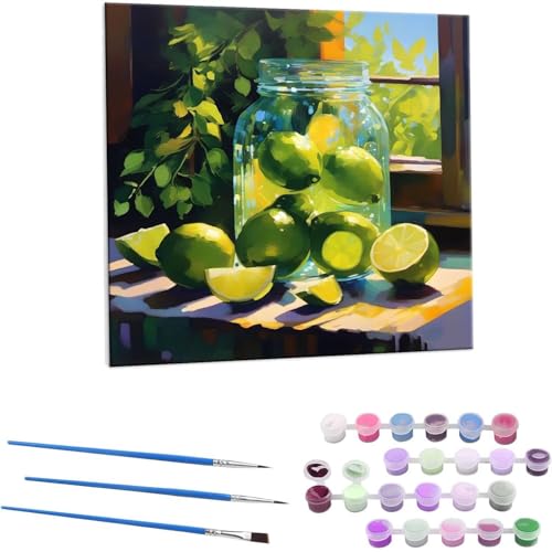  G Paint by Numbers hG Lbg l ʂ肦 lphGLoXNtg  LoXA[g uVƃANG̋, ItBX CeA rO, ւ̃Mtg 80x80cm (t[