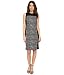 Calvin Klein Women's Blocked Jacquard Mesh Sheath Dress