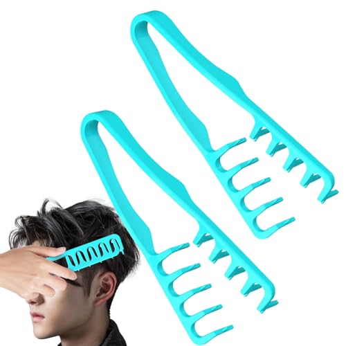 Brosse à cheveux pour homme,peigne cheveux homme,peigne de texture pour hommes,hommes accessoire,racines de cheveux,pince de levage pour amis, famille, garçons,poils duveteux - 22,5 x 10,5 cm