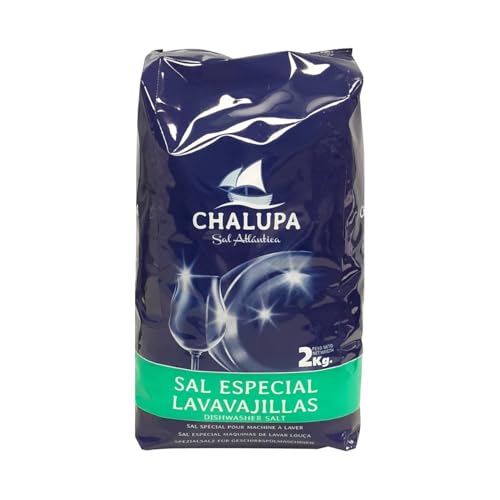 Sal especial para lavavajillas, bolsa de 2 kg, paquete de 4