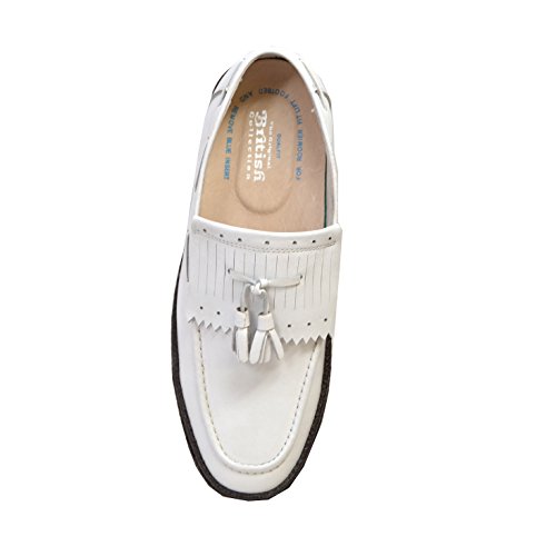 British Collection Men's Slip On Playboy Cruise Leather Shoes2