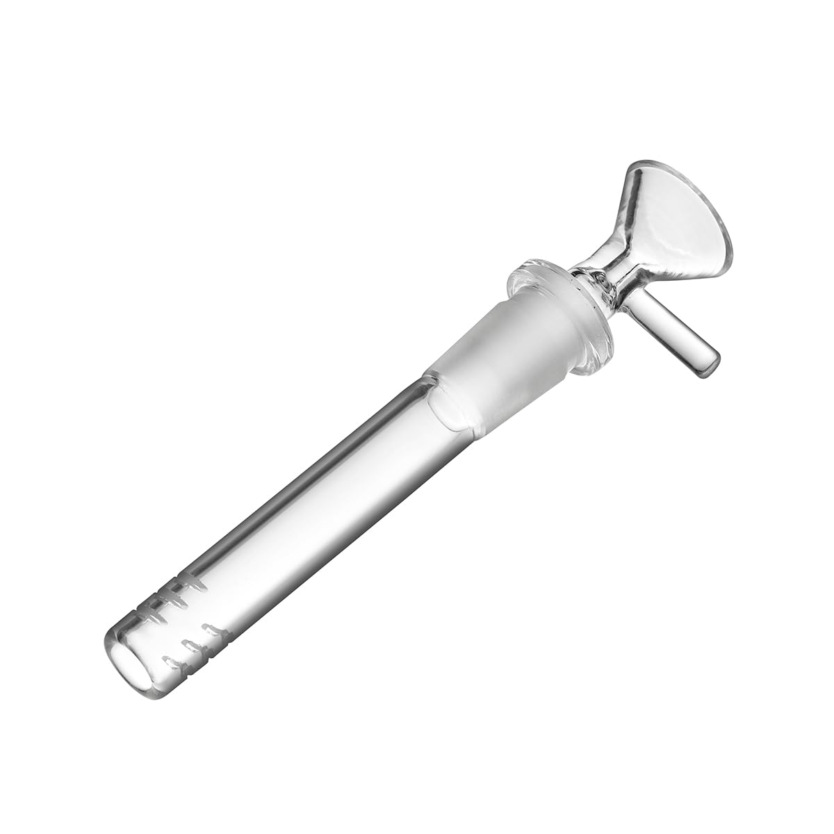Downstem-Chemie-Diffusoradapter und Trichteradapter, 14 mm, 12 cm, Set von 4