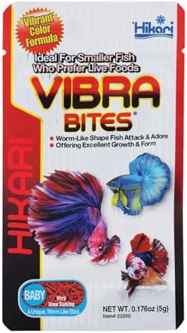 Hikari Vibra Bites Baby Tropical Fish Food, 0.18 oz