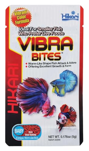 Hikari Vibra Bites Baby Tropical Fish Food 0.18 oz