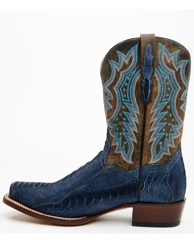 Dan Post Men's 11" Exotic Ostrich Leg Western Boot Square Toe - Dp805373