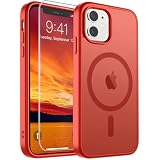 SUPFINE Magnetic for iPhone 11 Phone Case Red