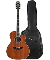 Cutaway style acoustic guitar featuring layered mahogany top and layered mahogany back & side in natural satin finish Includes: premium gig bag, pickguard for installation, and adjustment tools All Orangewood instruments receive a professional setup ...