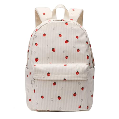 Printed Travel Backpack Large Backpack (Small strawberry)