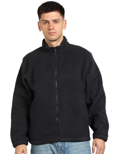 Image of Alan Jones Clothing Men's Fleece Full-Zip Jacket | Pile Lined Winter Warm Jacket for Men