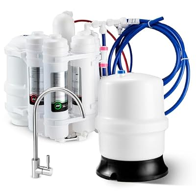 CONGKAILU Undersink Reverse Osmosis Water Filter System, 9-Stages Filtration Under Sink Ro Water Filtration System, 2000 Gallons Ro Water Filter System with Faucet, Fast 4.5s Fill Rate