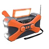 La ltima radio al aire libre: radio solar al aire libre con radio AM / FM, no solo se puede usar para escuchar la radio y el clima, sino tambin como un banco de energa, linterna, luz de lectura y alarma SOS. Batera incorporada de 10000mAh, vida sper batera, ideal para acampar, viajes, supervivencia al aire libre y emergencias.