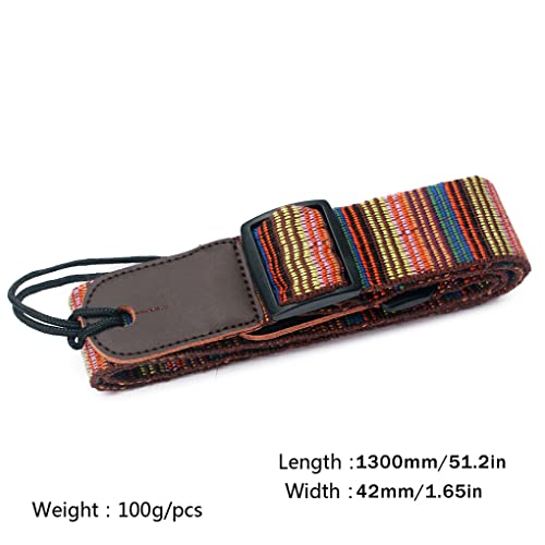 tieedhfu Sangle de guitare acoustique élégante ceinture d’épaule accessoires exquis pour ukulélé - Les Beatles, Paul McCartney, John Lennon, RIngo Starr, George Harrison tieedhfu Sangle de guitare acoustique élégante ceinture d'épaule accessoires exquis pour ukulélé – Image 4