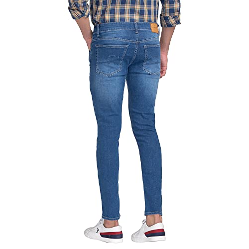 Image of Spykar Men's Skinny Fit Low-Rise Casual Jeans