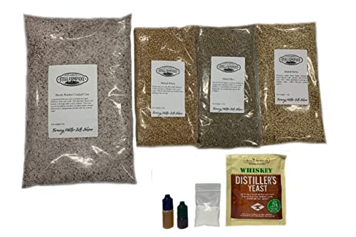 North Georgia Still Company's Jeptha Creed Style Master Distillers Kit, DIY 10 Gallon Mash Kit, Fermentation Kit for Moonshine