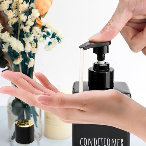 Image of Segbeauty Soap Dispenser Pump Head, 3pcs Bathroom Shower Bottle Pump Replacement, Empty Refillable Bottle Tube Pump Top for Shampoo Conditioner Hand Soap Body Wash Liquid Gel Modern Kitchen Hotel