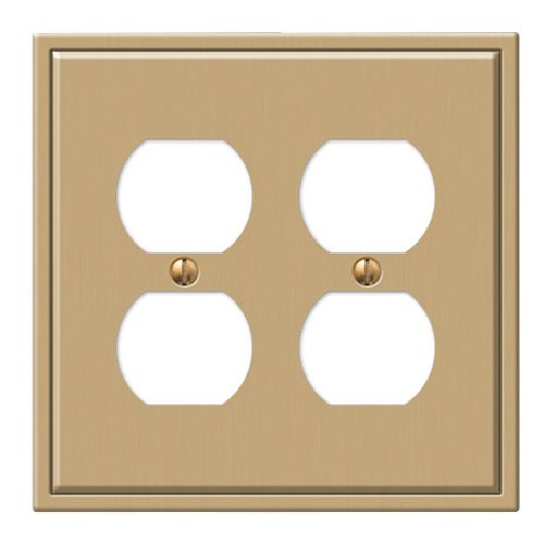 Plaque murale électrique Amerelle 148DBZ bronze brossé moderne