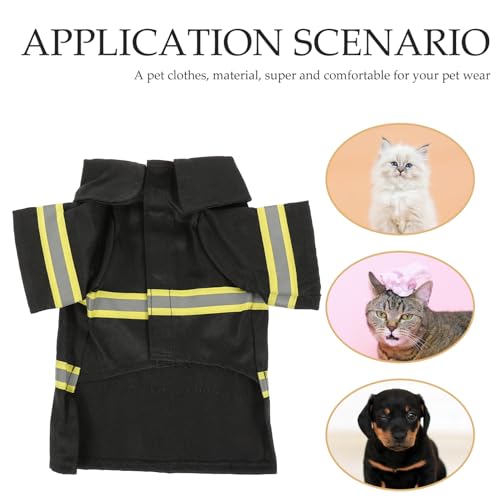 Disfraz de Bombero para Perros y Gatos Talla S miniatura 2