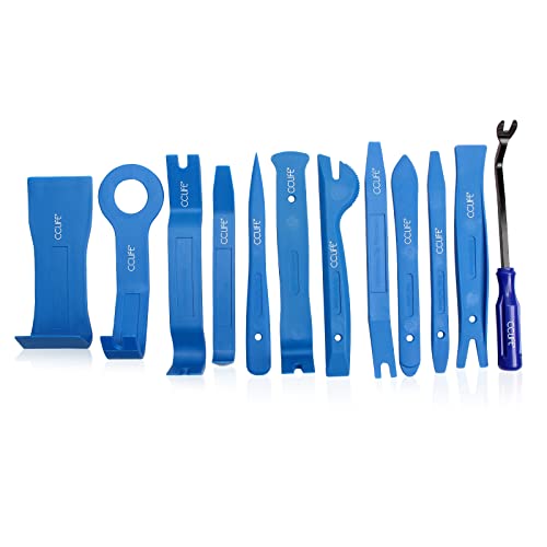 CCLIFE 12pcs Universal Car Trim Removal Tool Set for Car Audio Radio Panel and Navigation Vehicle