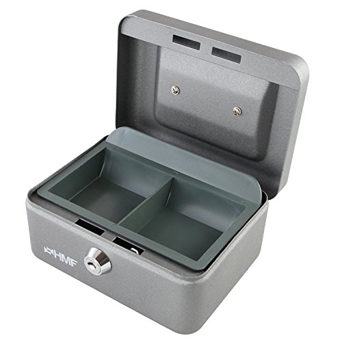 Preisvergleich Produktbild HMF 10215-09 Geldkassette 15 x 12 x 8 cm, silber
