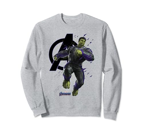 Sweat Hulk Marvel Avengers Endgame avec logo imprimé pour homme