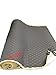 Grey Quilted Faux Vinyl Fabric with 3/8" Foam Backing Upholstery By the Yard