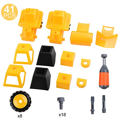 Take Apart Toys Construction Truck Take Apart Toy for Boys- Gift Toys for Boys 3,4,5,6,7 Year Olds,Kids Stem Building Toy,Truck Toys DIY Engineering Learning Educational Toy Vehicle