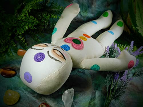 Reiki-Doll-Remote-Energy-Healing-Doll-With-Colorful-Chakras-Hand-Painted-Chakra-Healing-Doll-Soft-Cotton-Muslin-Chakra-Doll-Gift Reiki Doll Remote Energy Healing Doll With Colorful Chakras Hand Painted Chakra Healing Doll Soft Cotton Muslin Chakra Doll Gift