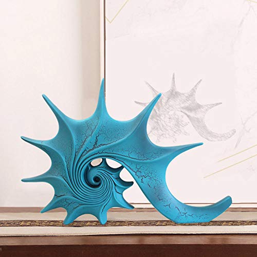 Statue de conque ZXQUEGF pour sublimer votre espace de travail et bureau à la maison