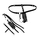 YIOTMOP Keuschheitsgürtel String Tanga Herren und Damen Penis-Bondage-Gürtel Harness Strap On Umschnalldildo Unterwäsche mit Penisringen für Butt Plug und Dildo Sex Anal Erotik Sexspielzeug