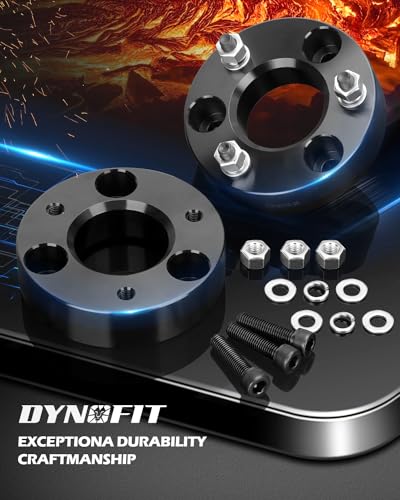 Image of Dynofit 2in Leveling Lift Kit for Dodge Ram 1500 4WD (2006-2026), Aluminum Strut Spacers Raise 2 Inches Front Suspension for Ram1500 4x4