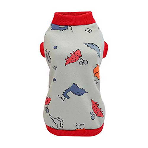 Mocraser Pet Dog Cat Sweater Warm Dog Pajamas Soft Cat Sweater Puppy Clothes Small Dogs Sweater Winter Doggie Sweatshirt