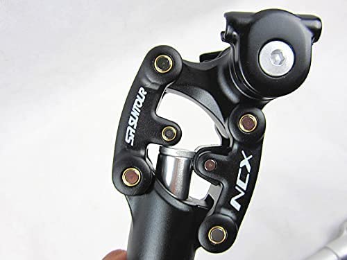 New Sr Suntour Sp12 Ncx Suspension Seat Post, Shock Absorber Post, Suspension Mbt Seat Post For Most Mountain And City Bikes, Mtb, Most Sizes Have (Load Weight 132-220Lbs) (Black 350Mm,30.4) #TOP4