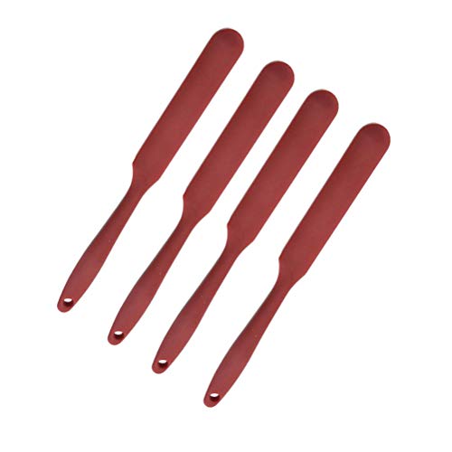 4 pcs Espátula de silicone multifuncional para assar bolo raspador cortador de cozinha Gadget ferram