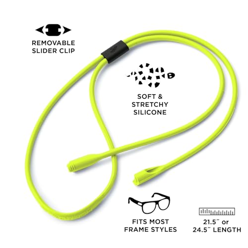 Image of Pilotfish Premium Silicone Sunglasses Strap, Adjustable Glasses Retainer with Unique Passthrough Design - Universal Fit