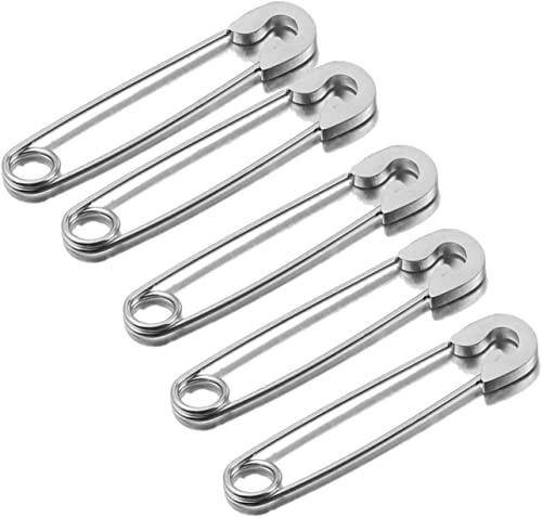 Broche en acier inoxydable anti-rouille pour fixer badges sans abîmer linge