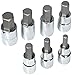 Blackhawk By Proto HW-9607S Drive SAE Hex Bit Socket Set, 1/2-Inch, 7-Piece