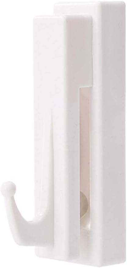 TOPSELD Wall Hook Seamless Reusable Scratch Wall Hook for Cooking Bathroom Ceiling (White)