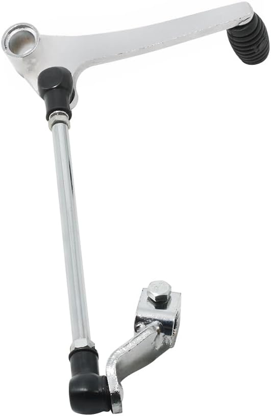 Motorcycle Gear Shift Lever for Honda CB400SF (1992-1998), CB400 VTEC (1999-2008), Silver, Steel, Modern, L-shaped, 4.72 inches (W) x 8.26 inches (L)