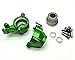 Treal Front Knuckles Arms Set CNC Billet Aluminum 7075 for MAXX 1:10 RC Upgrades (Green)