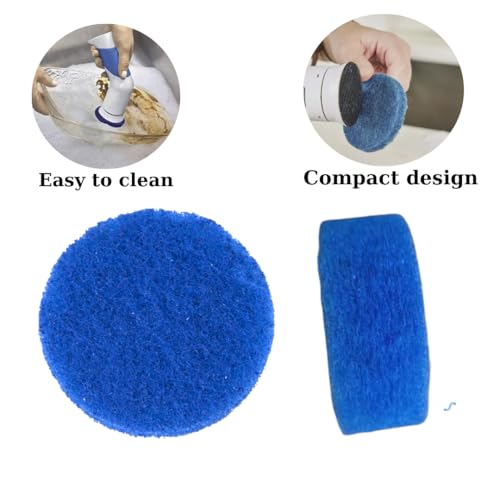 Image of 90511586 Power Scrubber Scrub Pad Fits for Black & Decker PKS160 Part# 90511586 (Blue) (2)