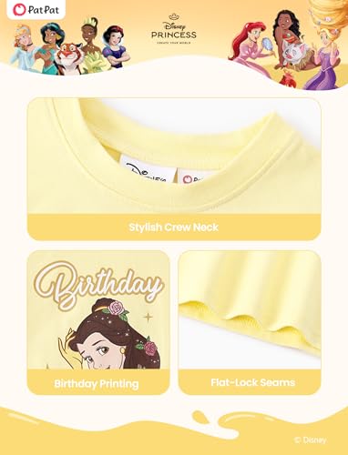 Image of Disney Kids Birthday Shirts 2-9Y, Cute Graphic Tees, Birthday Party Outfit | Disney Officially Licensed, Birthday Girl & Boy T-Shirts, Special Day Outfit, Favorite Character Gift, Soft & Comfortable