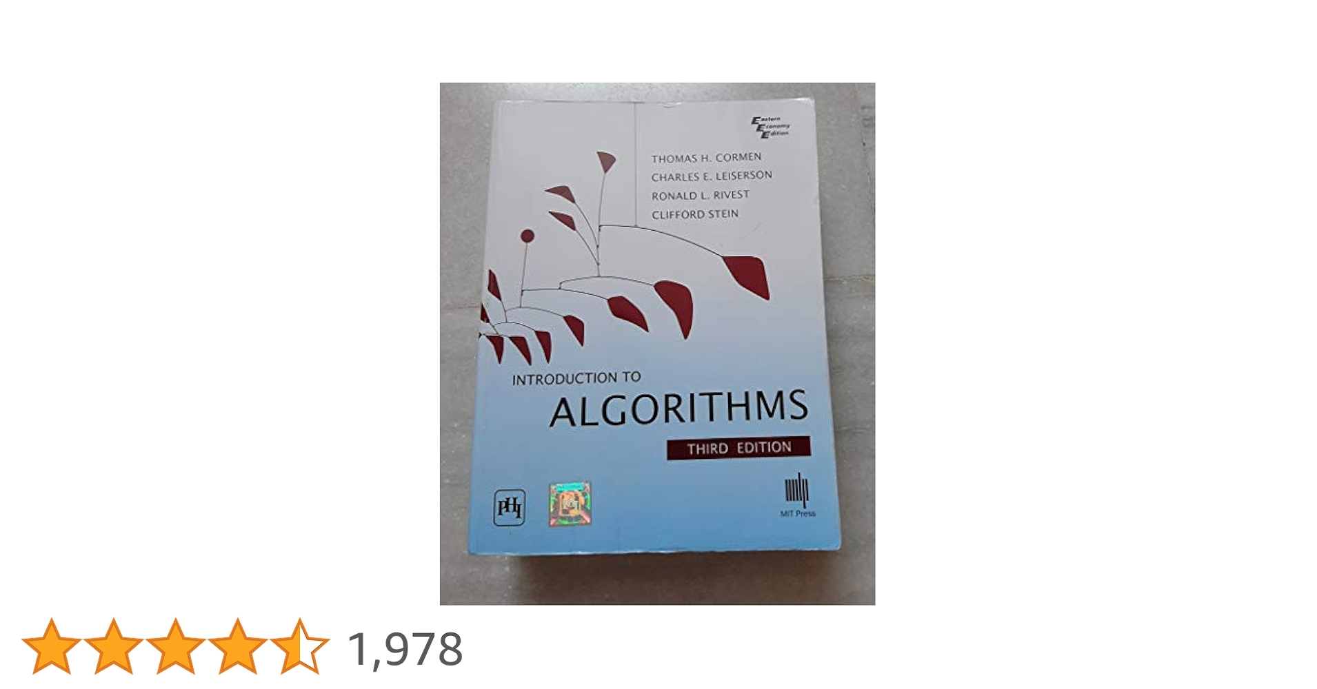 Amazon | Introduction to Algorithms (MIT Press) | Cormen