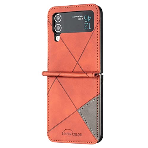 Coque Galaxy Z Flip4 König Design marron pour un style urbain chic - 3