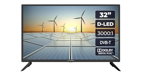 KIANO Slim TV TV 32' Pollici 80 cm | Tripla sintonizzatore DVB-T2...