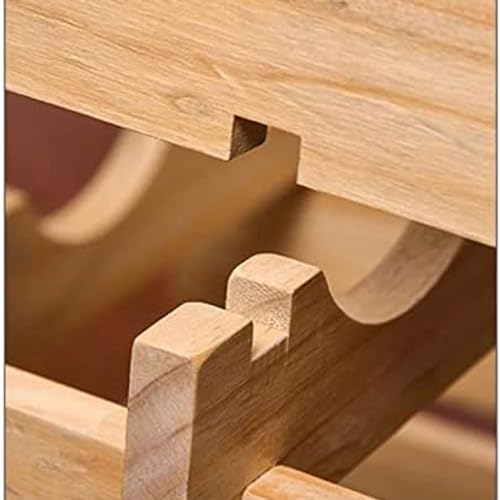 Soporte para botellas de vino de madera 3 niveles miniatura 4