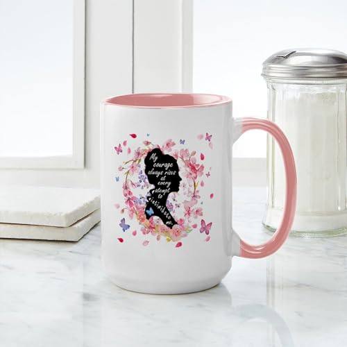 Taza de Cerámica 15 oz con Frase Orgullo y Prejuicio miniatura 4